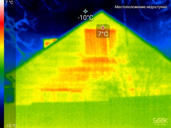 Места теплопотерь не всегда очевидны. Выявить их без тепловизора невозможно.